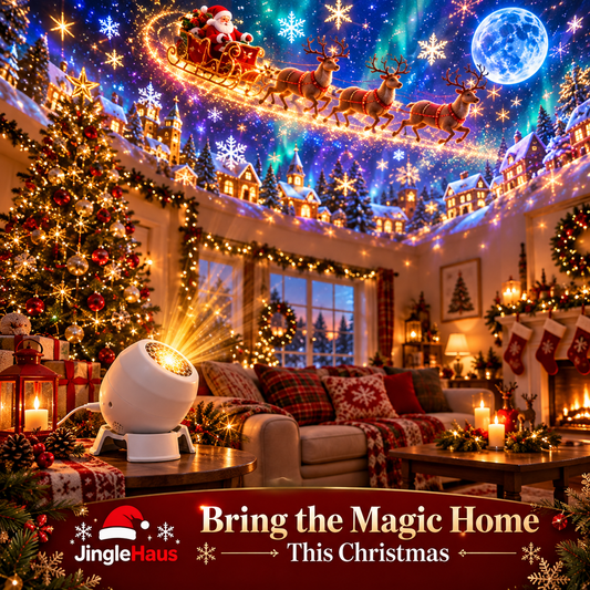 JingleHaus™ Christmas Projection Light
